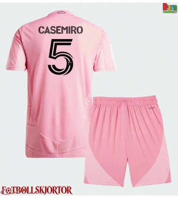 Inter Miami Casemiro #5 Hemmakläder Barn 2026-27 Kortärmad (+ Korta byxor)